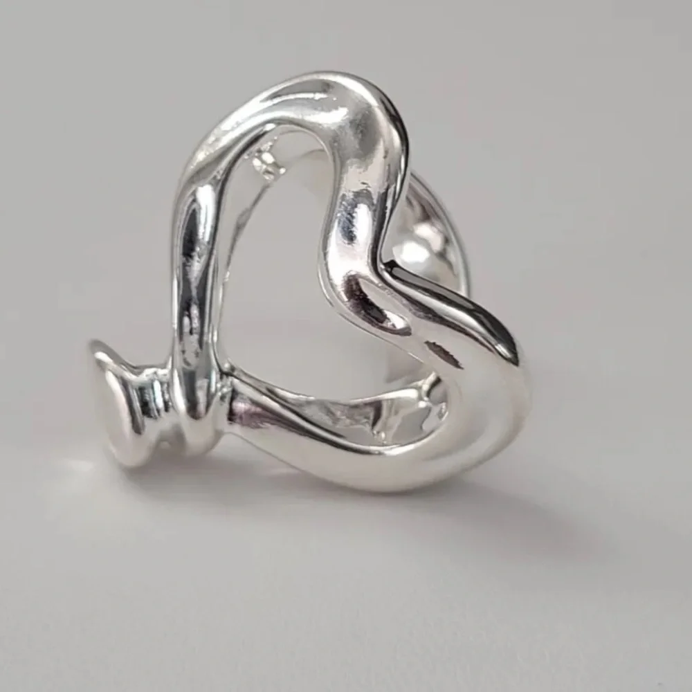 Uno De 50 Ring - Nailed Heart - Silver - Brand New